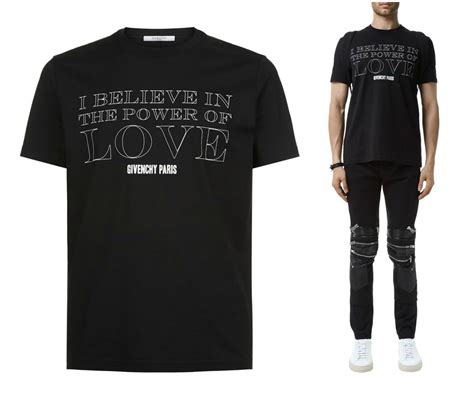 i believe in the power of love givenchy t shirt|Givenchy Power of Love Short.